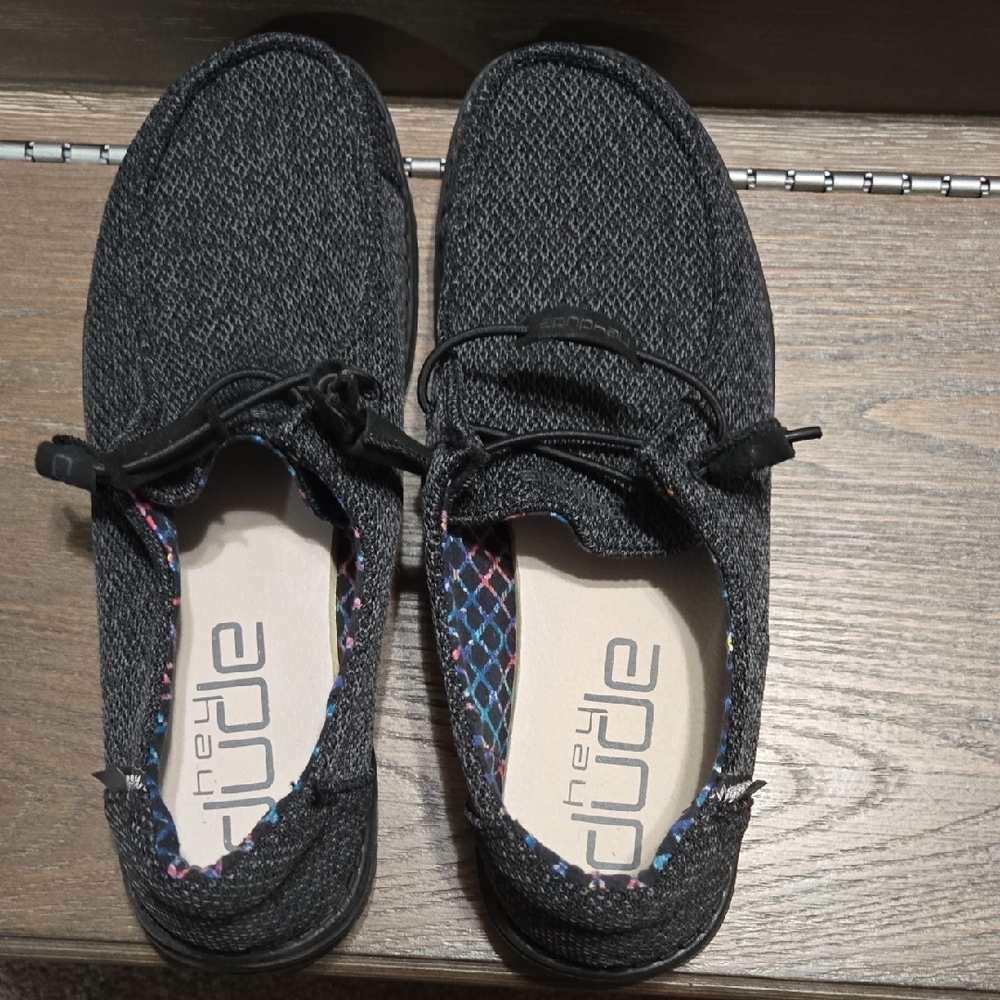 NWOT Hey Dude Women's Black, Sz 10